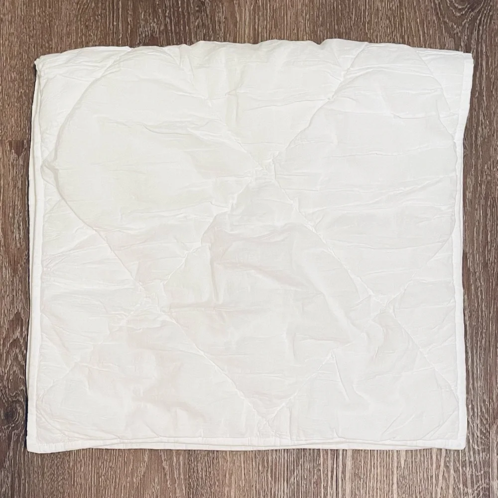 NEW Pottery Barn Quilted Puffy Cotton King Pillow Sham